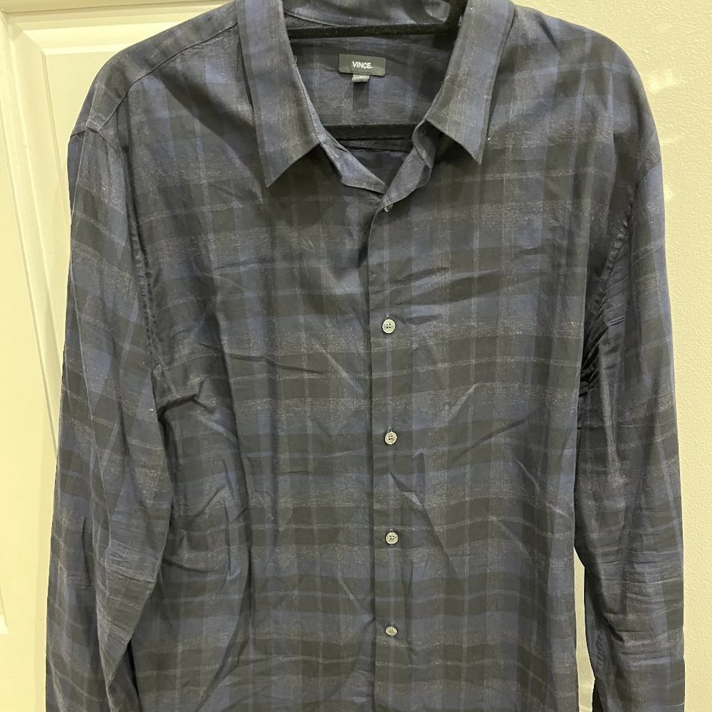 Vince Men's Button Down Size XL EUC
